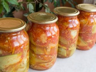Svigermors tunge fra courgette