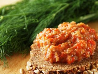 Deilig aubergine kaviar til vinteren