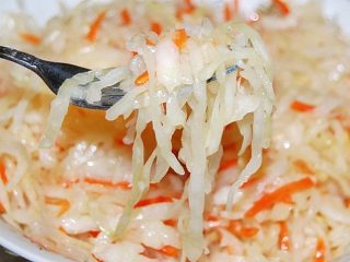 Sauerkraut sehari dengan cuka