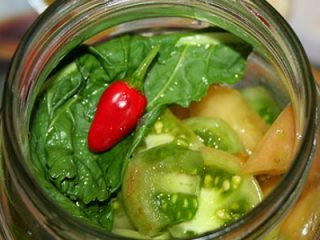 สูตรยำมะเขือเทศสีเขียว