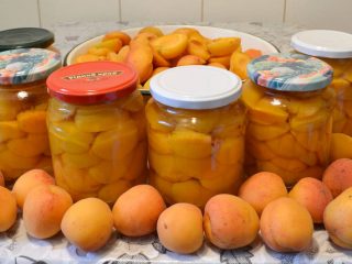 Aprikoosireseptit omassa mehussa