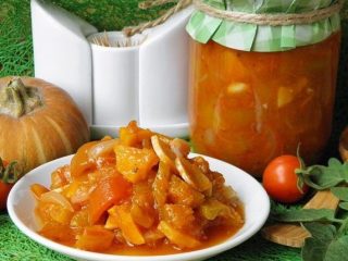 Moliūgų salotos žiemai