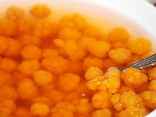 Murbær i sirup til vinteren