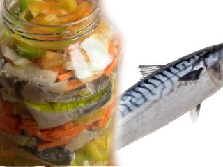 Skumbrijas salāti ziemai