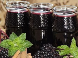 Sort chokeberry sirup