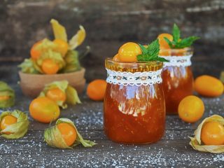 Physalis marmelade til vinteren