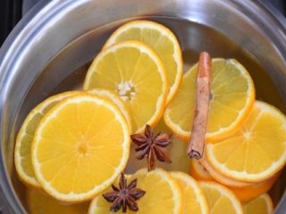 Appelsiner og citroner kompot