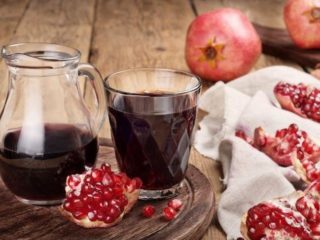 Granātābols grūtniecības sākumā un beigās