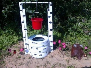 DIY-renkaan hyvin puutarhaan: vaiheittainen opas + valokuva