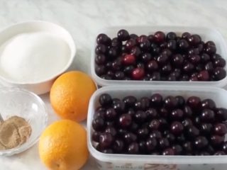 Ķiršu ievārījums ar apelsīnu ziemai: vienkāršas receptes