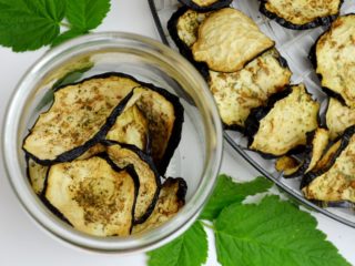 Tørkede eggplanter for vinteren hjemme