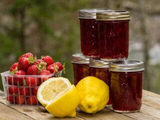 Resipi Jam Strawberry Lemon untuk Musim Sejuk