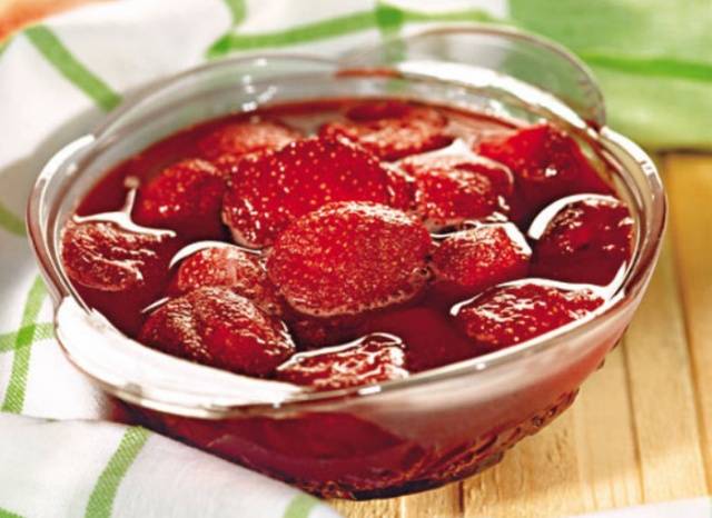 Mermelada de fresa cinco minutos